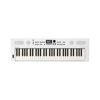 Abbildung von Roland GO:KEYS 5 Music Creation Keyboard 61 Tasten ZEN Core Engine mit über 1000 internen Sounds Integrierte Stereolautsprecher Mikrofoneingang Bluetooth Audio/MIDI für Musikstreaming Weiß