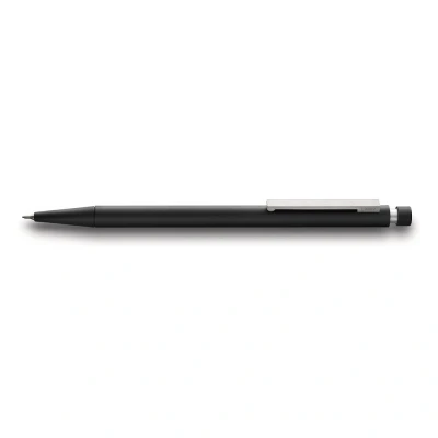 Abbildung von LAMY cp1 Druckbleistift 156 Bleistift in der Farbe Schwarz, matt mit Radiertip 0,7mm Feinstrichmine (LAMY M 40)