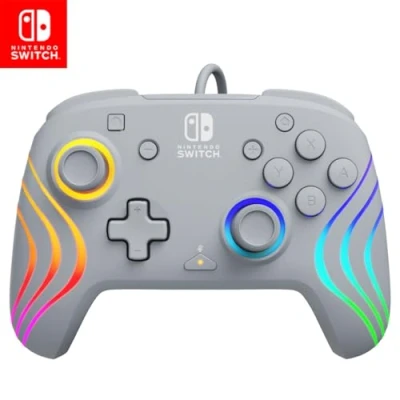 Abbildung von PDP Official Switch Afterglow Wave Wired Controller Grey