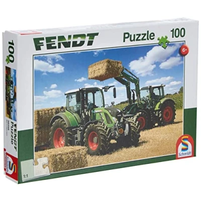 Abbildung von Schmidt CGS_56256 Puzzle: 100 Tractor Cargo Front Loader Fendt, Multicolor