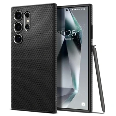 Abbildung von Spigen Liquid Air TPU Back Cover Schwarz Samsung Galaxy S24 Ultra