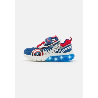 Abbildung von Geox Captain America Ciberdron BOY Lights Sneaker low für Kinder, Größe: 36, Blue/red Schuhe