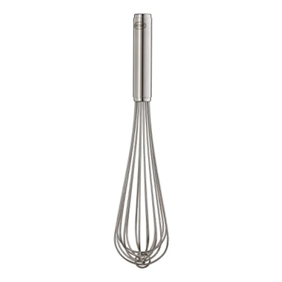 Abbildung von RÖSLE Schneebesen Classic, hochwertiges Rührgerät mit stabilem Rundgriff, Gastronomie, Edelstahl 18/10, spülmaschinengeeignet, Länge 30 cm, Silberfarben