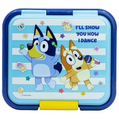 Abbildung von Stor Robuesta Multi Lunchbox für Kinder mit 3 Fächern von Bluey