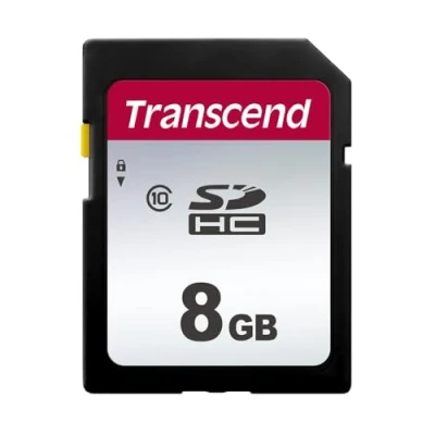 Abbildung von Transcend Highspeed 8GB SDHC Speicherkarte (für Digitalkameras / Photo Box und alltägliche Aufnahmen &amp; Videos Autoradio) Class 10 TS8GSDC300S