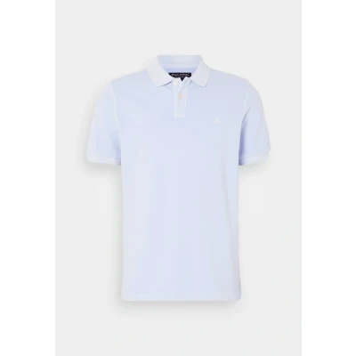 Abbildung von Marc O&#039;Polo Short Sleeve Slits AT HEM Poloshirt, Herren, Größe: Small, Starlight