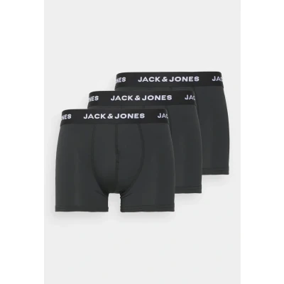 Abbildung von Jack &amp; Jones Jacbase Trunks 3 PACK Panties, Herren, Größe: Medium, Black