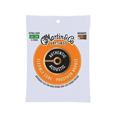 Abbildung von MARTIN Cordes Phosphorbronze 12 Kordeln Extra leicht