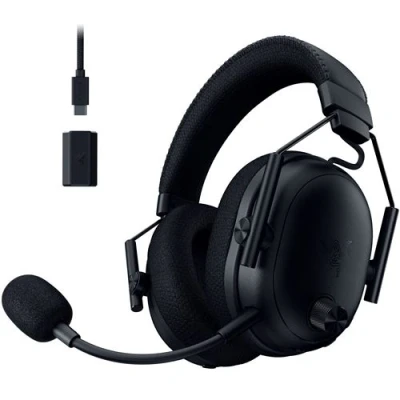 Abbildung von Razer BlackShark V3 Pro Kabelloses E Sport Headset mit ANC Geräuschunterdrückung 50mm Audio Treiber Abnehmbares Mikrofon Wireless 2,4 GHz &amp; Bluetooth FPS Profile PC/Mac Schwarz