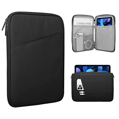 Abbildung von TiMOVO 9 11&quot; Tablet Hülle für iPad 10. Gen. 10.9“, 9/8/7. 10.2&quot;, Air 11/Air 5/4. 10.9&quot;, Galaxy Tab A9+/A9 Plus 11“, Schutztasche mit Tasche, Schwarz