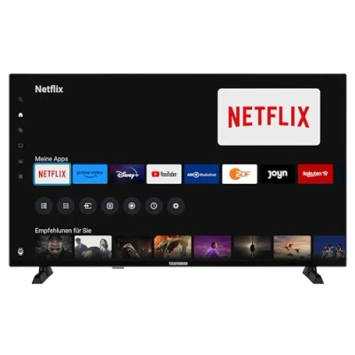 Abbildung von Telefunken Fernseher 40 Zoll Smart TV powered by TiVo (Full HD, HDR, Triple Tuner, 6 Monate HD+ inkl.) XF40TO750S