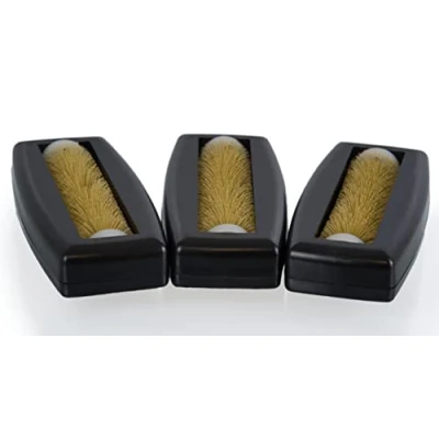 Abbildung von Crumpy Krümelbürste Tischroller Handstaubsauger für Auto Caravan Zuhause (3X Schwarz)