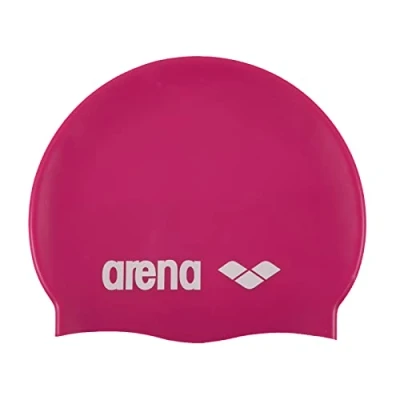 Abbildung von arena Classic Unisex Silikon Badekappe, Schwimmkappe für Frauen und Männer, Badekappe mit Verstärktem Rand, Weiche Strapazierfähige