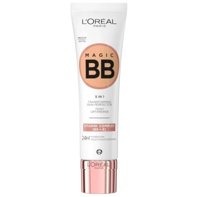Abbildung von L&#039;Oréal Paris BB C&#039;est Magic Mittel, Blemish Balm Cream (BB Cream) für einen natürlich wirkenden Teint, feuchtigkeitsspendend, 30 ml (3 Stück)