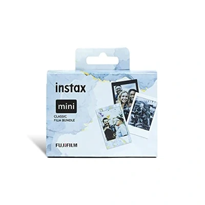 Abbildung von instax Mini Film 3&#039;er Pack mit Black Frame, Blue Marble &amp; Monochrome