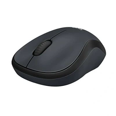Abbildung von Logitech M220 SILENT Kabellose Maus, 2,4 GHz mit USB Empfänger, 1000 DPI Optical Tracking, 18 Monate Batterielaufzeit, Für Links &amp; Rechtshänder, Kompatibel PC, Mac, Laptop Grau, Schwarz