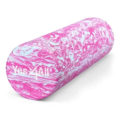 Abbildung von Yes4All Faszienrolle für Rücken, Wirbelsäule, Beine, Arme 30/45/60/90 cm Mittel Harte Foam Roller, Schaumstoffrolle Yoga, Pilates, Dehnung &amp; Fitness