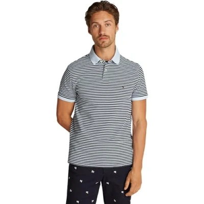 Abbildung von Tommy Hilfiger Regular Poloshirt Breezy blue desert sky, Herren, Größe: Large, sky
