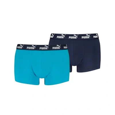 Abbildung von PUMA Men&#039;s Elements Trunk, Blue Combo, M (2er Pack)
