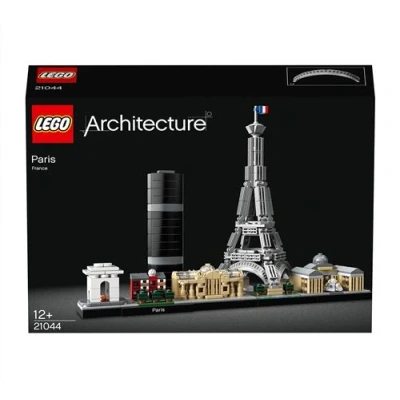 Abbildung von LEGO Architecture Paris, Modellbausatz mit Eiffelturm, Champs Élysées und Louvre Modell, Skyline Kollektion, Haus Büro Deko, Geschenkideen für Sammler, Männer Frauen 21044