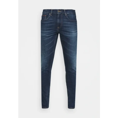 Abbildung von Tommy Jeans Austin Slim Fit, Herren, Größe: 38x32, Aspen dark blue stretch