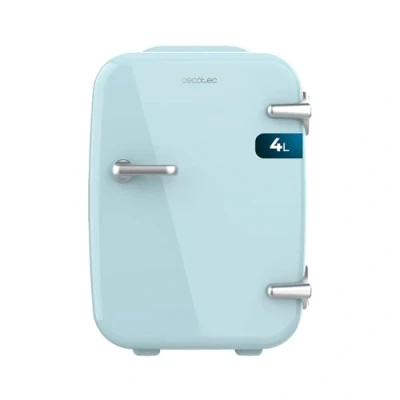 Abbildung von Cecotec Mini Kühlschrank Bolero MiniCooling 4L Havanna Light Blue, Betrieb mit 12V 220V, Kompatibel Auto und Wohnwagen, Kühl Heizfunktion, Temperaturbereich 5 65º, Einfacher Transport.
