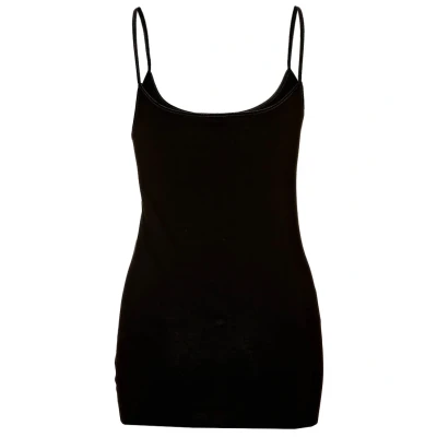 Abbildung von Schiesser Luxury Unterhemd/shirt, Damen, Größe: 42, Black