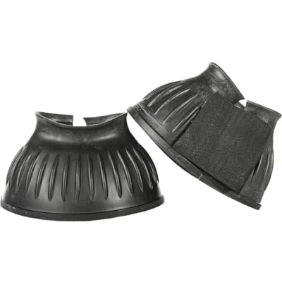 Abbildung von HKM 8605 Springglocken Atlanta, Gummispringglocken Gummi Hufglocken, Schwarz, XL