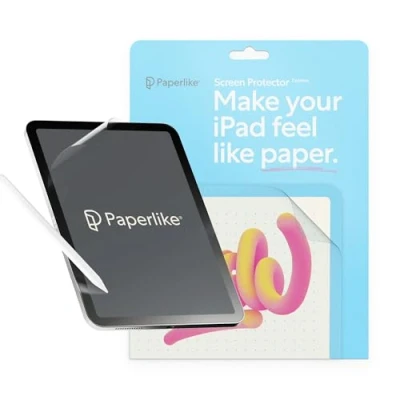 Abbildung von Paperlike 2.1 (2 Stück) für iPad Mini 8,3&quot; (2021/24) Transparente Folie zum Schreiben und Zeichnen wie auf Papier