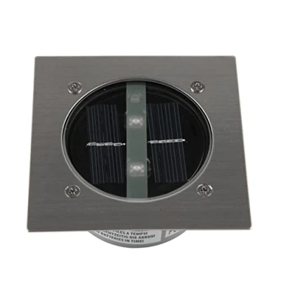 Abbildung von Smartwares Carlo Bodeneinbaustrahler Solarbetrieben Tag /Nacht Sensor, Silber