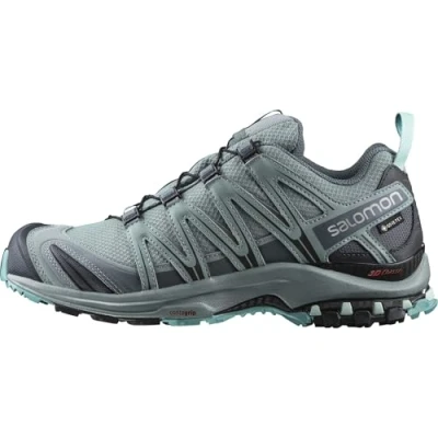 Abbildung von Salomon Damen Xa Pro 3d Gore tex Traillaufschuhe, Lead Stormy Weather Meadowbrook, 41 1/3 EU