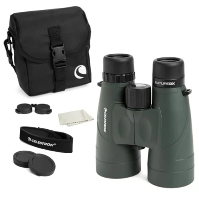 Abbildung von Celestron 71336 Nature DX 12x56 BaK 4 Prismen Ferngläser, Grün