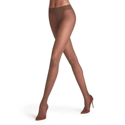 Abbildung von FALKE Damen Matt Deluxe 20 DEN W TI transparent einfarbig 1 Stück Strumpfhose, Braun (Espresso 5188), L