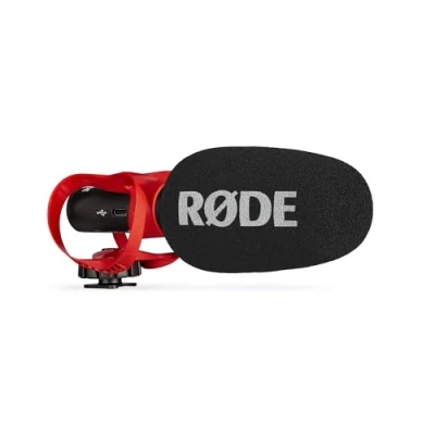 Abbildung von RØDE VideoMic GO II Ultra kompaktes On Camera Richtrohrmikrofon mit 3,5 mm und USB Ausgängen für Filmproduktion, Content Erstellung, Podcasting Videotelefonie
