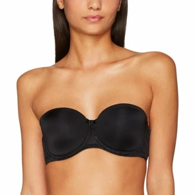 Abbildung von Triumph Beauty FULL Essential trägerloser/variabler BH, Damen, Größe: 85F, Black