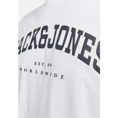 Abbildung von Jack &amp; Jones Tshirt print, Herren, Größe: Large, Weiß