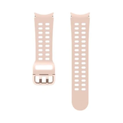 Abbildung von Silikonarmband für verbundene Uhr Samsung Galaxy Watch4 Classic S/L Pink