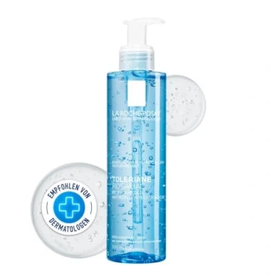 Abbildung von La Roche Posay Reinigungsgel bei Rosazea oder Couperose, für empfindliche und zu Rötungen neigende Haut, Mit Mizellen Technologie Thermalwasser, Toleriane Rosaliac, 195 ml