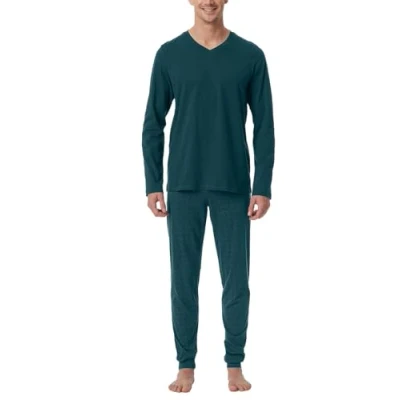 Abbildung von Schlafanzug lang mit Bündchen Nightwear Set