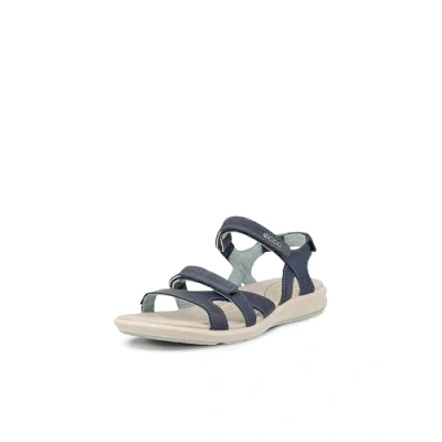 Abbildung von ECCO Damen CRUISE II Flat Sandal, Blau (MARINE/ICE FLOWER), 37 EU