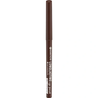 Abbildung von essence LONG LASTING eye pencil, Nr. 02, Braun, langanhaltend, definierend, vegan, wasserfest, ohne Mikroplastikpartikel, Nanopartikel frei, 1er Pack (0.28g)