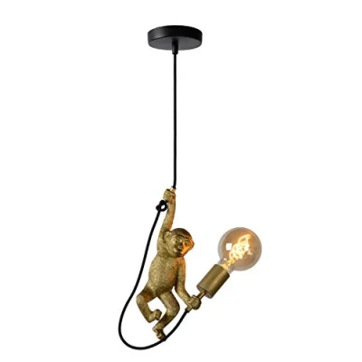 Abbildung von LUCIDE EXTRAVAGANZA CHIMP Pendelleuchten Ø 17,6 cm 1xE27 Schwarz