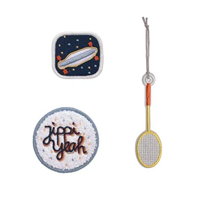 Abbildung von LÄSSIG Anhänger und Patches Set (3 Stk.) mit Druckknopf/School Sport