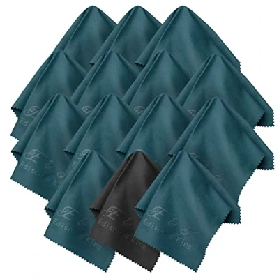 Abbildung von Brillenputztücher im 14er Pack Mikrofasertücher in Sondergröße 20x20cm
