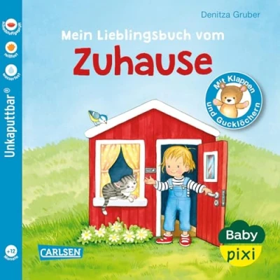 Abbildung von Baby Pixi (unkaputtbar) 84: Mein Lieblingsbuch vom Zuhause: Ein Buch mit Klappen und Gucklöchern ab 1 Jahr (84)