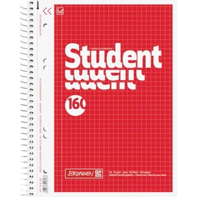 Abbildung von Brunnen 1067802 Notizblock / Collegeblock Student (A5, kariert, 70 g/m², 160 Blatt)
