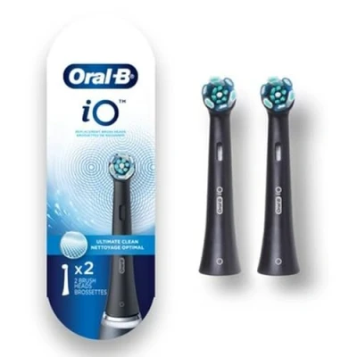Abbildung von Oral B iO Ultimate Clean 2 Bürstenköpfe Schwarz 1 Stück