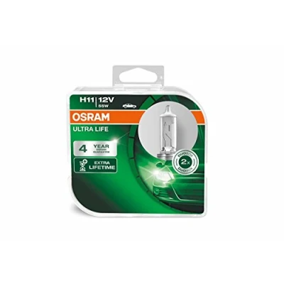 Abbildung von Osram ULTRA LIFE H11, Halogen Scheinwerferlampe, 64211ULT HCB, 12V PKW, Duobox (2 Stück)