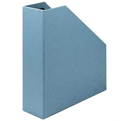 Abbildung von Rössler Papier 1318452150 S.O.H.O. Stehsammler für DIN A4, 8,5 x 26 31,5 cm, denim, 1 Stück