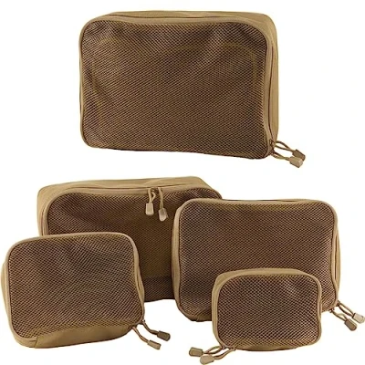 Abbildung von Brandit Unisex US Cooper Packing Cubes SET Kosmetiktasche, Größe: One Size, Camel